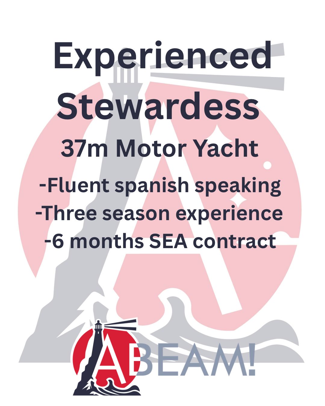 Experienced Stewardess